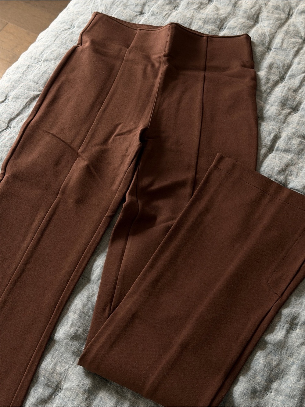 Abercrombie & Fitch Chocolate Brown Bootcut Ponte Pants